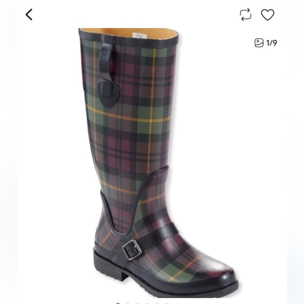 L.L. Bean wellies rain boot - Picture 2 of 10